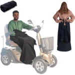 scootmobieldeken met voetenzak