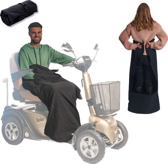 550x538 scootmobieldeken met voetenzak