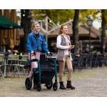 Combi rollator/rolstoel met luchtbanden - Afbeelding 4