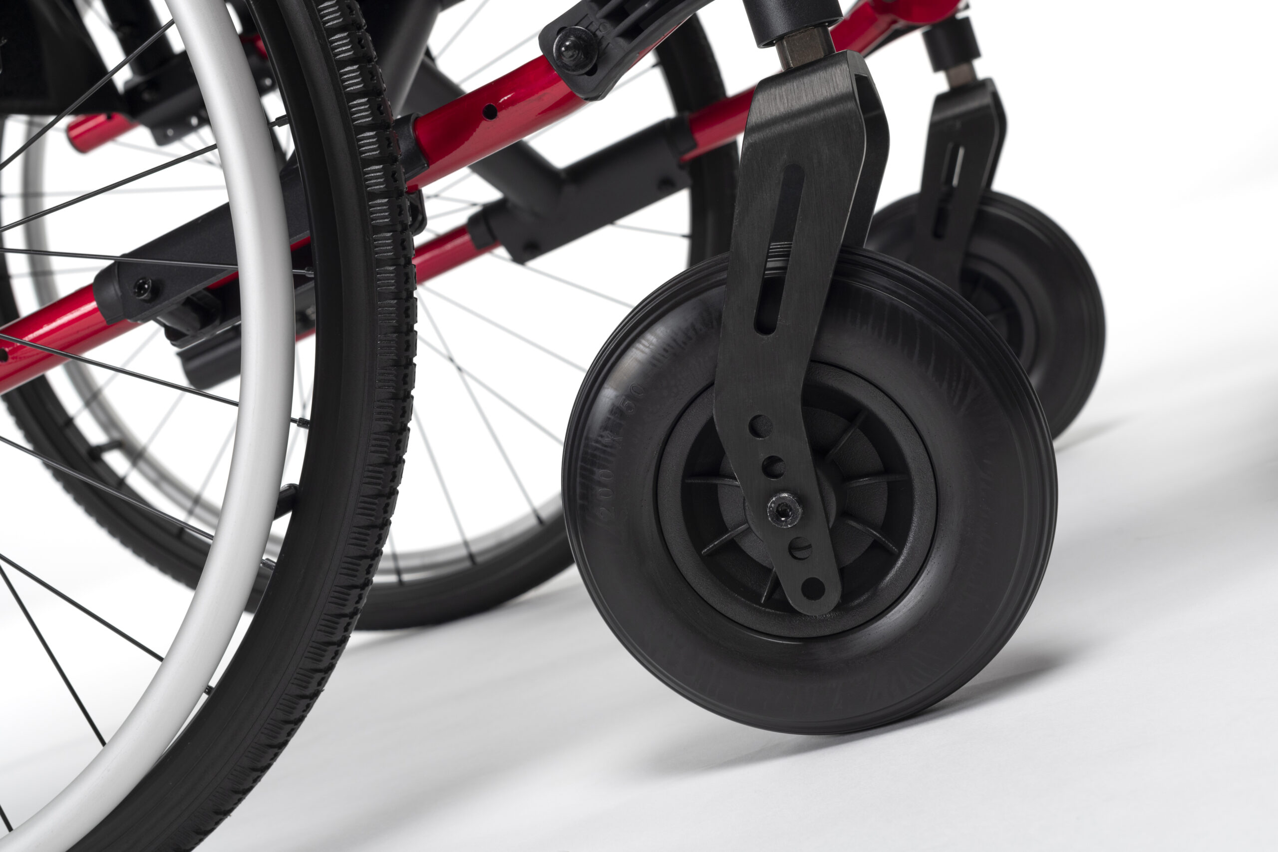 V500 Light C81 - Detail front wheel Vermeiren V500 Light - Afbeelding 9