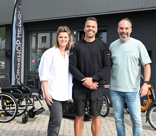 Zorgwinkel in Castricum met showroom en aanbod van rollators, rolstoelen en scootmobielen